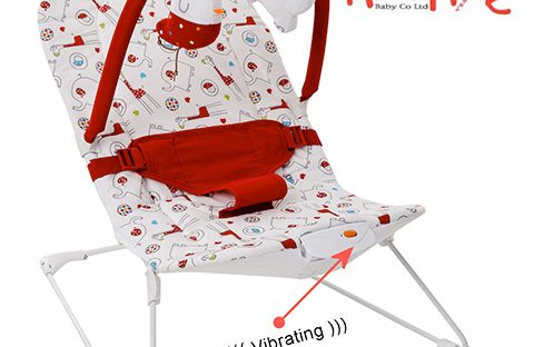red kite vibrating cradle