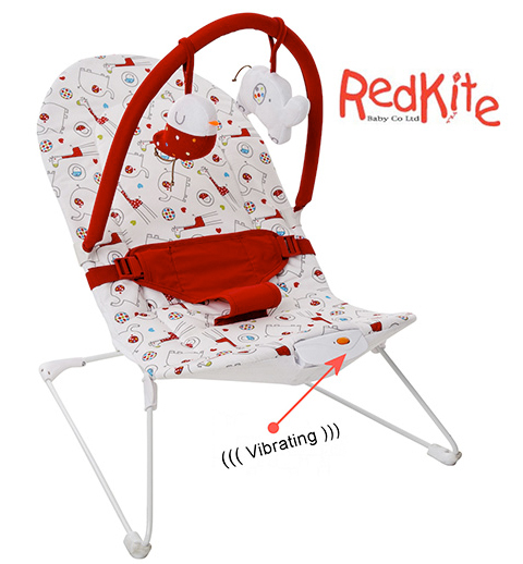red kite vibrating cradle