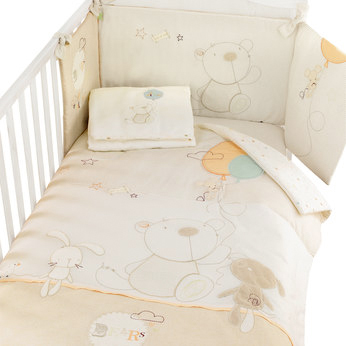 bear cotbed bedding pack from babies r us