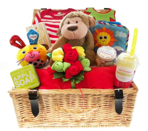 bright baby hamper from tesco
