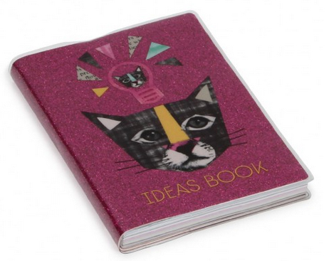 geek kitty ideas notebook from paperchase