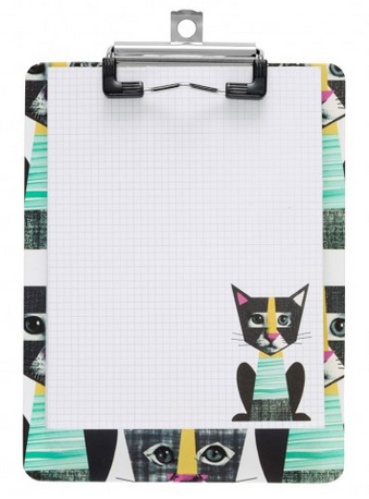 geek kitty mini clipboard