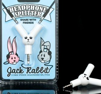 jack rabbit headphone splitter from rockett st george