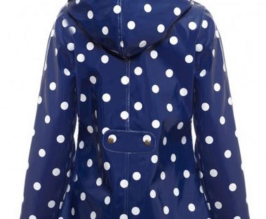polka dot rain mac from yumi