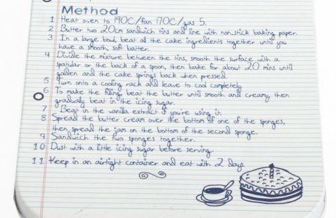 recipe storage tin from joy