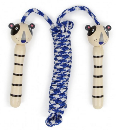 wooden panda skipping rope from paperchase