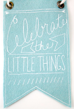 celebrate the little things wall art from etsy