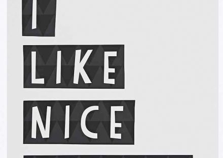i like nice things wall art from urban outfitters