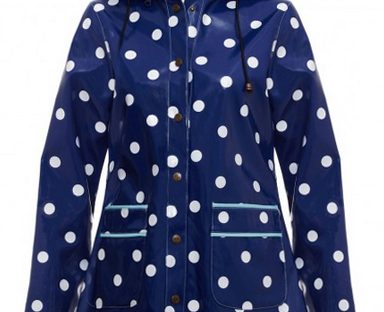 polka dot rain mac from yumi