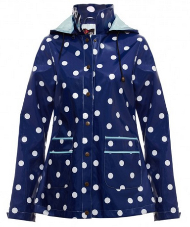 polka dot rain mac from yumi