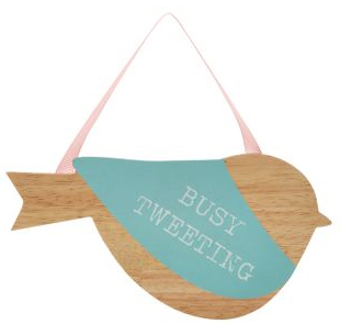 twitter sign from new look