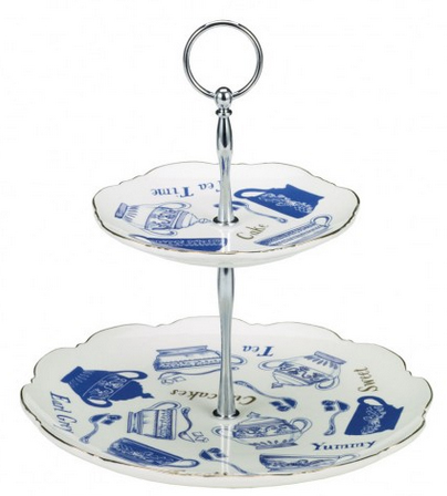 indigo dreams cake stand from paperchase