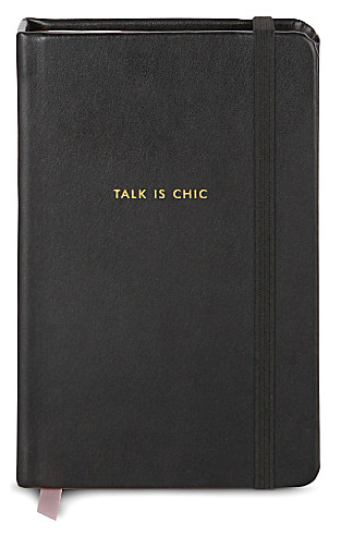 kate spade talk is chic notebook from selfridges