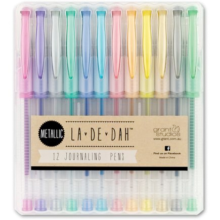 metallic journalling pens from hobbycraft