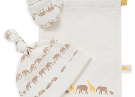 tusk hat and mitt set from mothercare