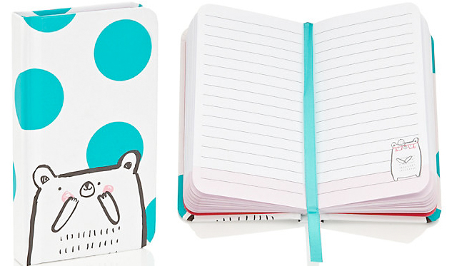 bear notebook from marks and spencer