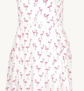 flamingo dress from fat face