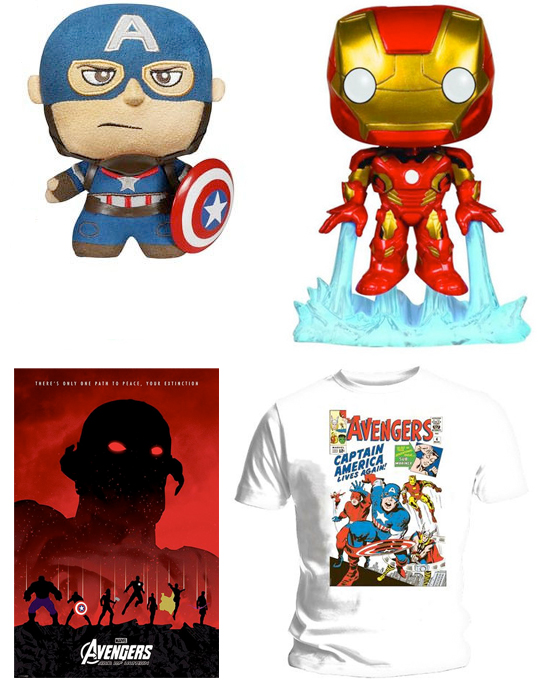 the avengers merchandise from bay 57