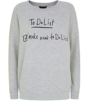 to do list sweater from new look