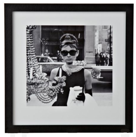 breakfast at tiffanys framed print from b&q