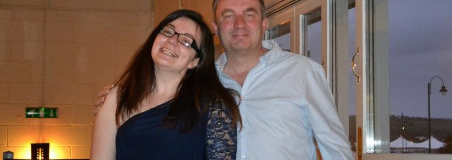 me and dad on his 50th birthday