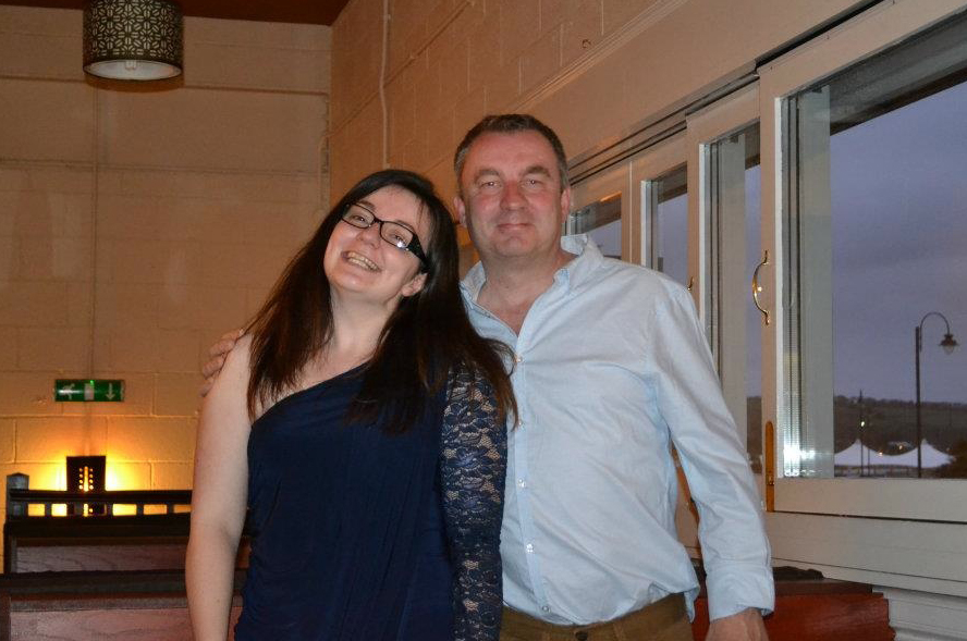 me and dad on his 50th birthday