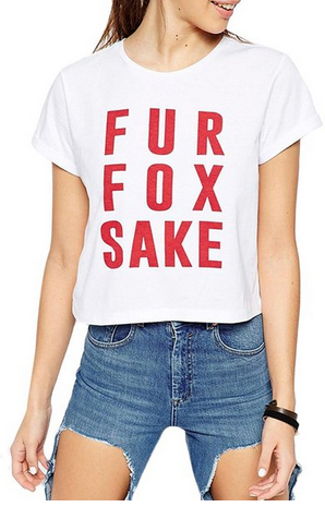 fox tshirt from jollychic on amazon