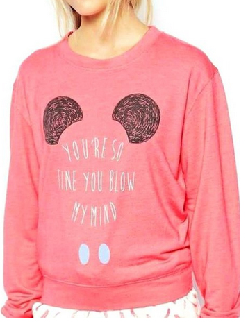 mickey mouse sweatshirt from jollychic on amazon