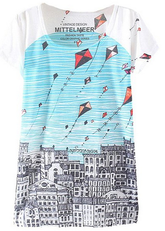 summer tshirt from jollychic on amazon