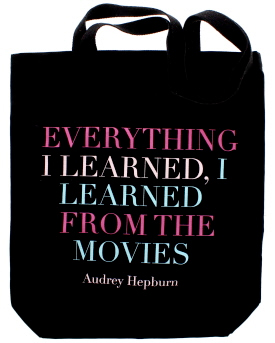audrey hepburn tote bag from the national portrait gallery