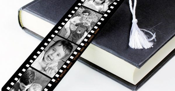 film reel bookmark from not on the high street