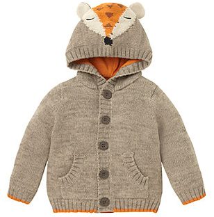 fox cardigan from mothercare