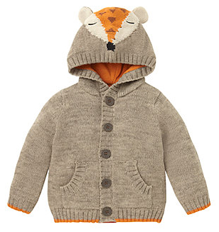 fox cardigan from mothercare