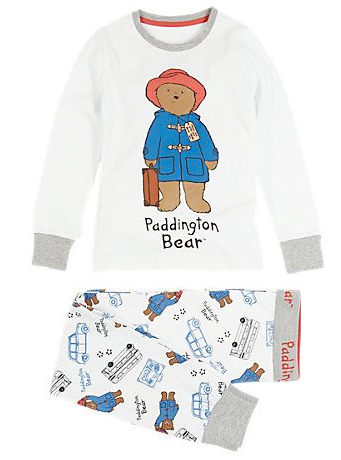 paddington bear pjs from marks and spencer