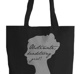 pride and prejudice tote bag from fabrily