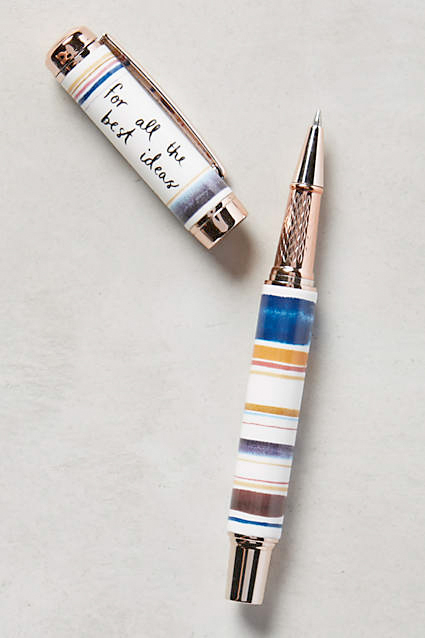 rain smudged pen from anthropologie