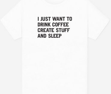 coffee create tshirt from rad