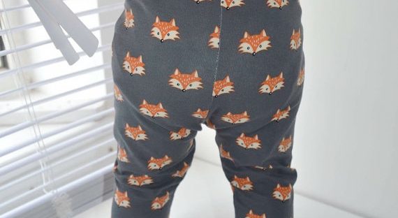 fox leggings from sew kuddly
