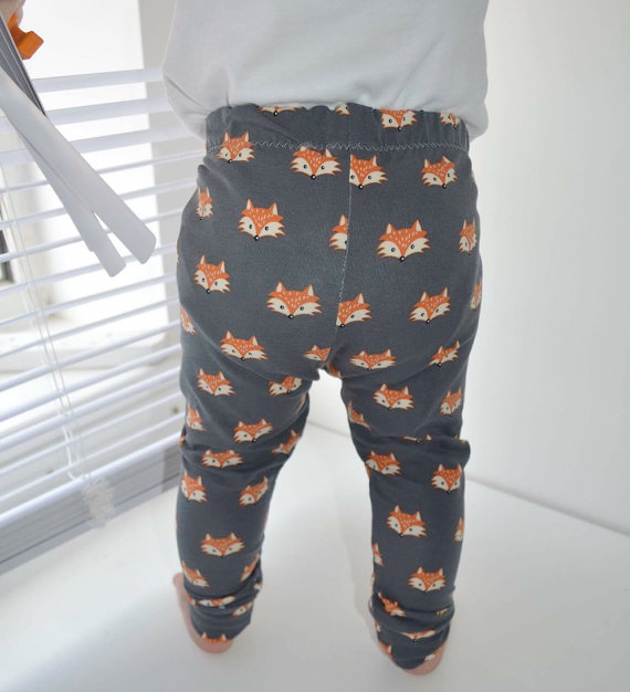 fox leggings from sew kuddly