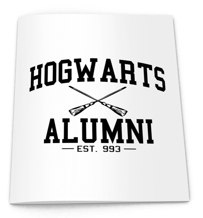 hogwarts alumni notebook from la la land
