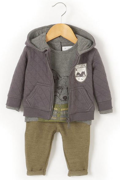three piece fox outfit from la redoute