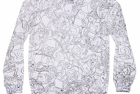 adventure time sweater from truffle shuffle