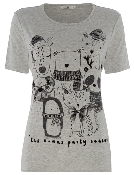 christmas tshirt from sainsburys