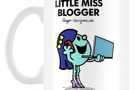 little miss blogger mug from truffle shuffle