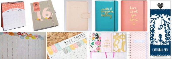 ten of the best calendars and planners 2016