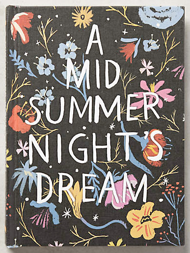 a midsummer nights dream journal from anthropologie