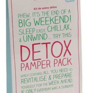 detox pamper pack from paperchase