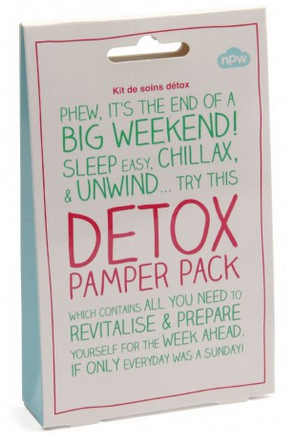 detox pamper pack from paperchase