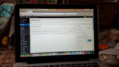 a day in the life of jenson - blogging
