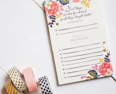notepad from nouvelle